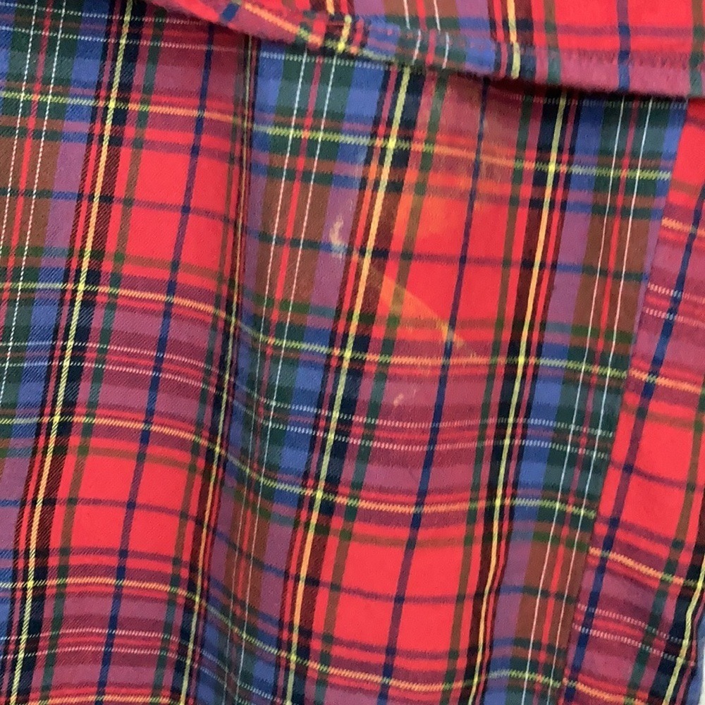 Victoria's‎ Secret Plaid Cotton Pajama Set XS Button-up Long Sleeve Christmas - Picture 3 of 10